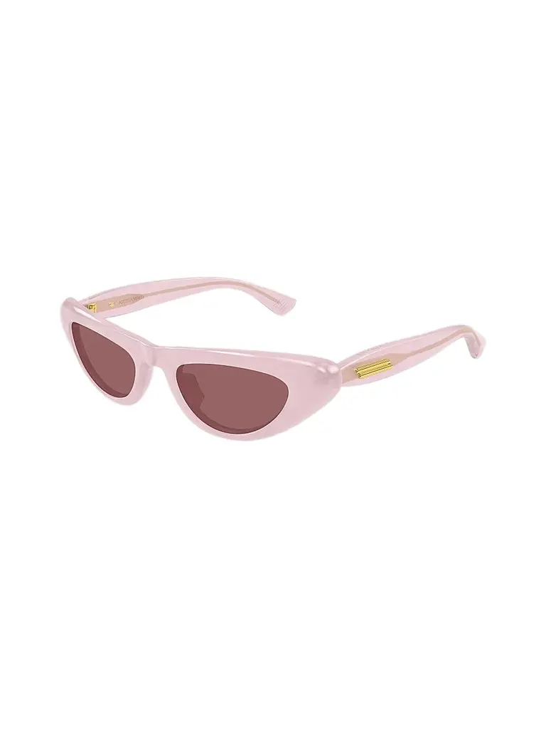 Bottega Veneta Women's Mini Curvy 51MM Cat-Eye Sunglasses - Pink | Image 1 Bottega Veneta Women's Mini Curvy 51MM Cat-Eye Sunglasses - Pink | Image 1