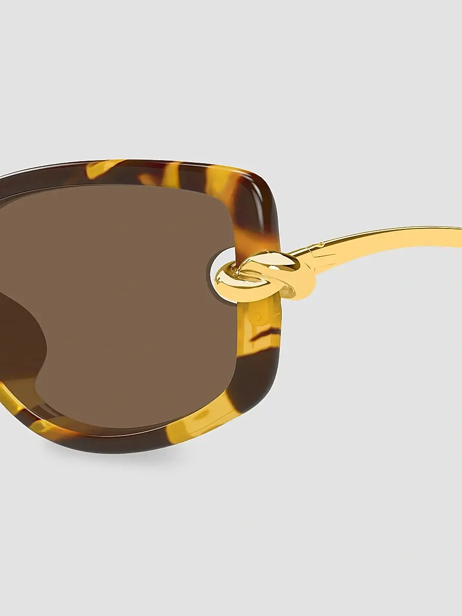 Bottega Veneta Women's Knot 59MM Rectangular Sunglasses | Thumbnail 3 Bottega Veneta Women's Knot 59MM Rectangular Sunglasses | Thumbnail 3