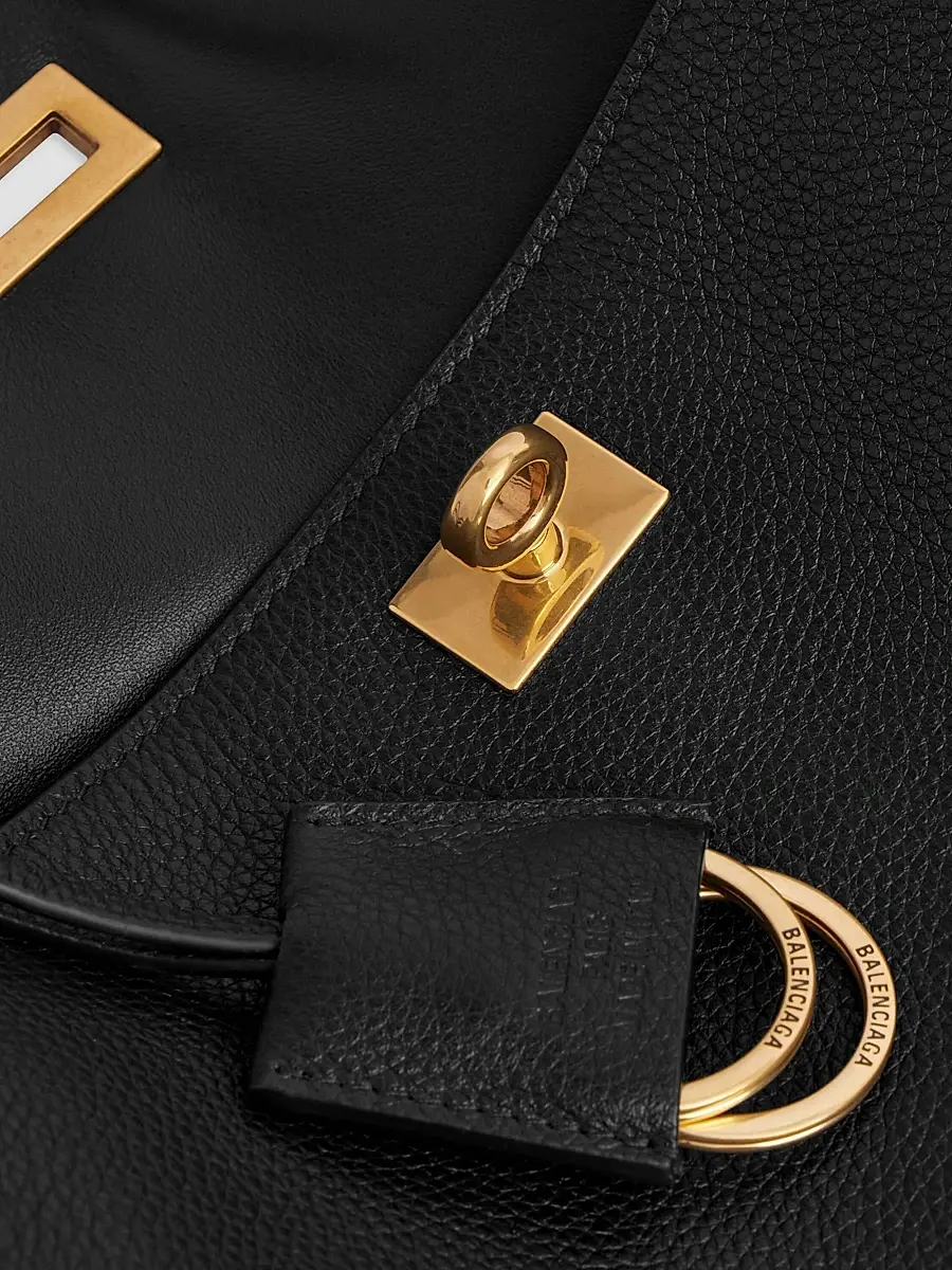 Balenciaga Women's Rodeo Medium Top Handle Bag Grained Calfskin | Thumbnail 6