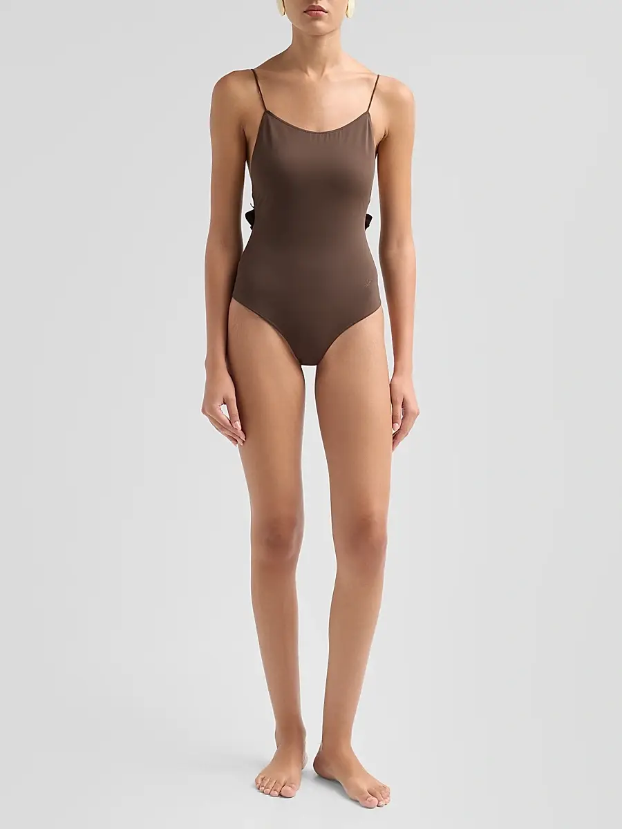 Jacquemus Women's Cabana Ruffle One-Piece Swimsuit | Thumbnail 2