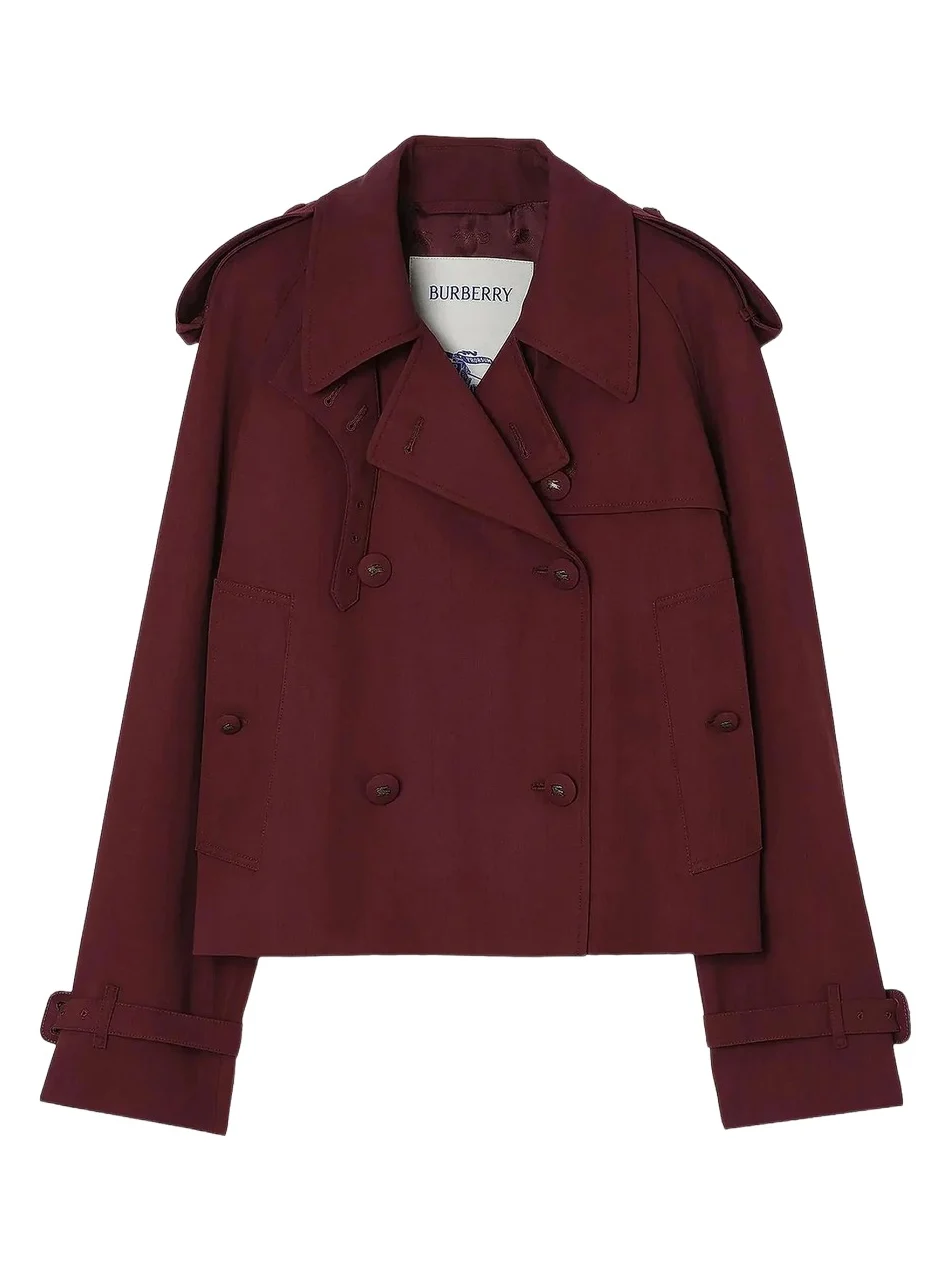 Women's Mayfair Wool Cropped Trench Jacket