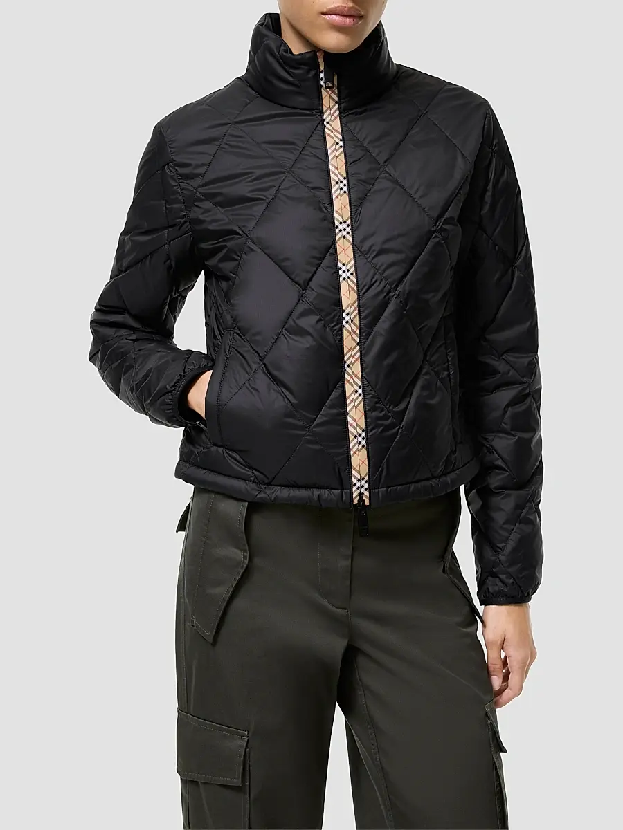 Burberry Women's Bramford Quilted Zip Jacket | Thumbnail 3