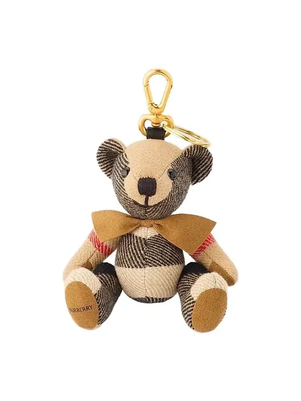 Women's Thomas Check Bear Bag Charm Women's Thomas Check Bear Bag Charm