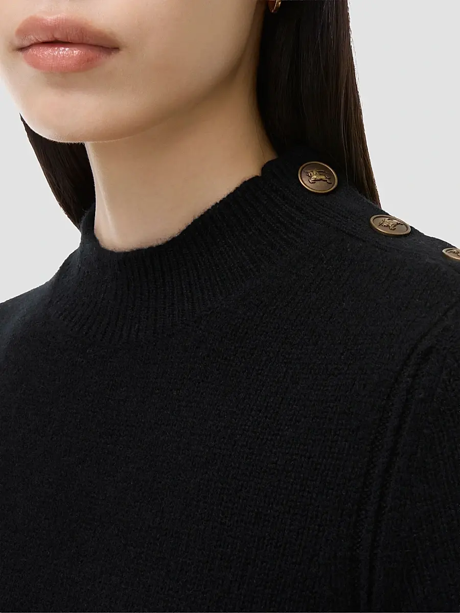 Burberry Women's Cassidy Cashmere Mini Dress | Thumbnail 3 Burberry Women's Cassidy Cashmere Mini Dress | Thumbnail 3