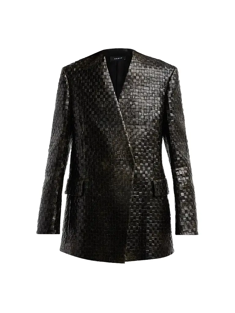Akris Women's Kepler Metal Braid Blazer