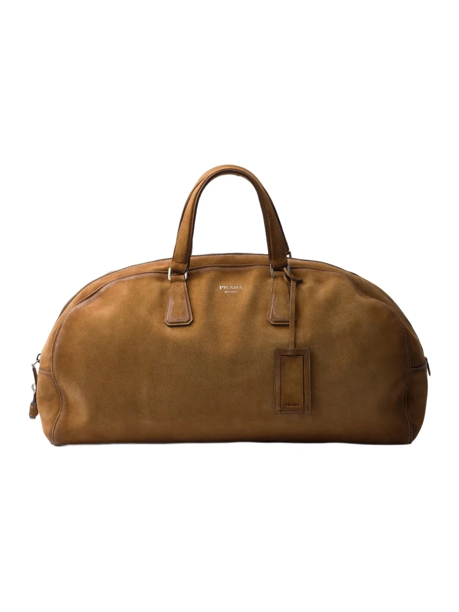 Men's Suede Duffle Bag Men's Suede Duffle Bag