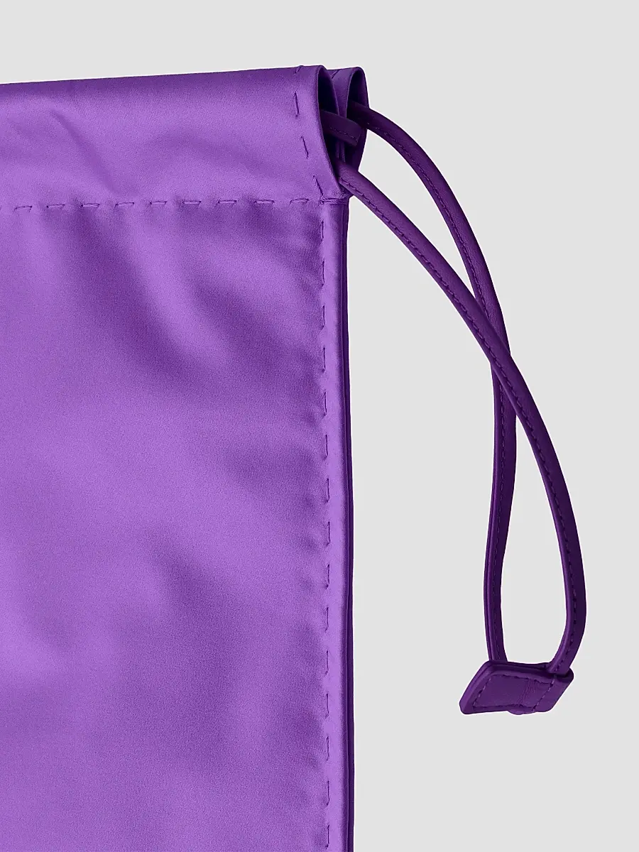 Prada Women's Wish Silk Duchesse Pouch | Thumbnail 4 Prada Women's Wish Silk Duchesse Pouch | Thumbnail 4
