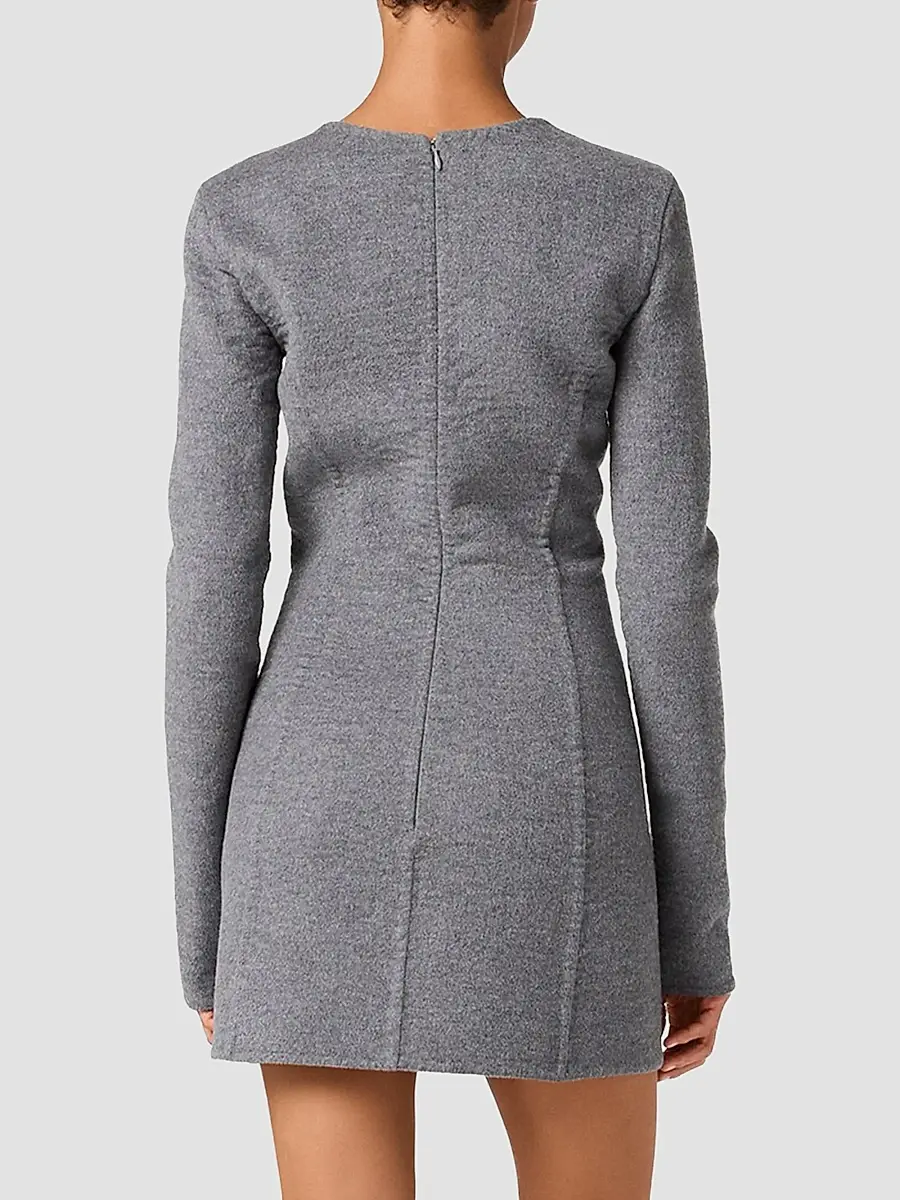 Miu Miu Women's Double Wool Dress | Thumbnail 3 Miu Miu Women's Double Wool Dress | Thumbnail 3