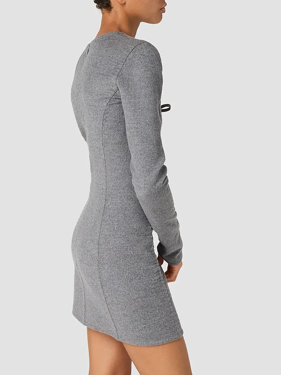 Miu Miu Women's Double Wool Dress | Thumbnail 4 Miu Miu Women's Double Wool Dress | Thumbnail 4