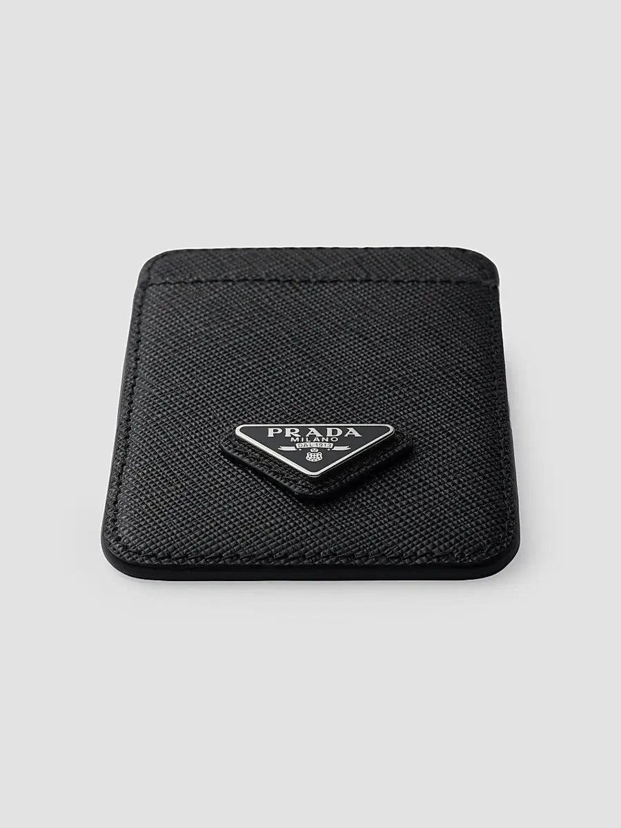 Prada Men's Saffiano Leather Card Holder | Thumbnail 2