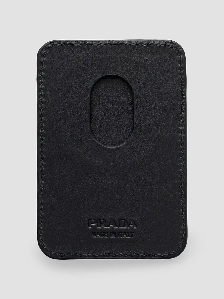 Prada Men's Saffiano Leather Card Holder | Thumbnail 3