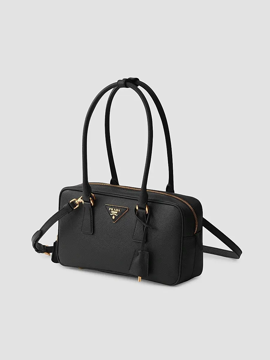 Prada Women's Small Saffiano Leather Top Handle Bag | Thumbnail 2 Prada Women's Small Saffiano Leather Top Handle Bag | Thumbnail 2