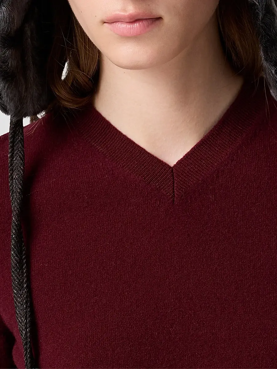 Miu Miu Women's V-Neck Wool Cardigan | Thumbnail 7