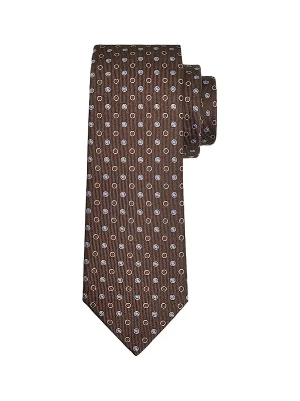 Men's Mixed Filled Dots Silk Tie Men's Mixed Filled Dots Silk Tie