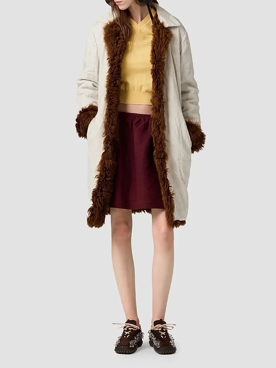Miu Miu Women's V-Neck Wool Cardigan | Thumbnail 2 Miu Miu Women's V-Neck Wool Cardigan | Thumbnail 2