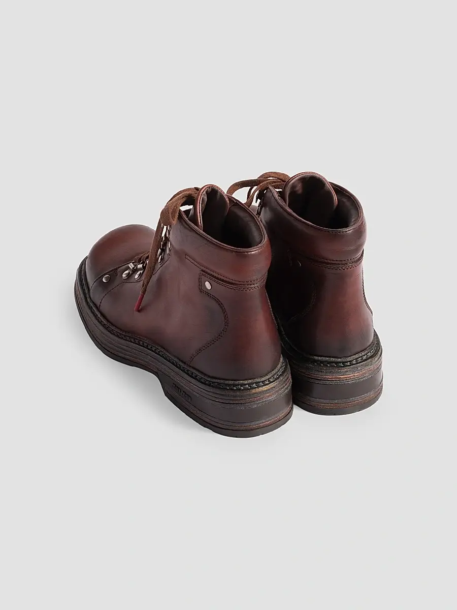 Miu Miu Women's Leather Booties | Thumbnail 2