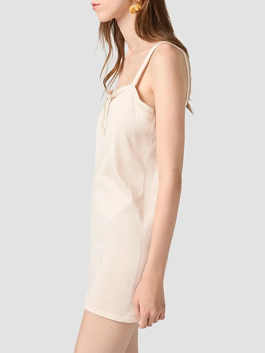 Miu Miu Women's Silk Mini-Dress | Thumbnail 5 Miu Miu Women's Silk Mini-Dress | Thumbnail 5