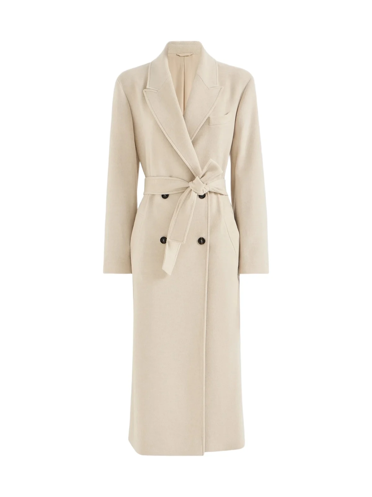 Brunello Cucinelli Women's Lightweight Water-Resistant Cashmere Belted Coat