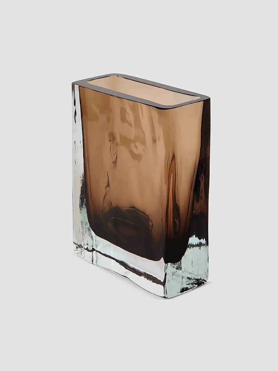Brunello Cucinelli Murano Glass Rectangular Vase | Thumbnail 2 Brunello Cucinelli Murano Glass Rectangular Vase | Thumbnail 2