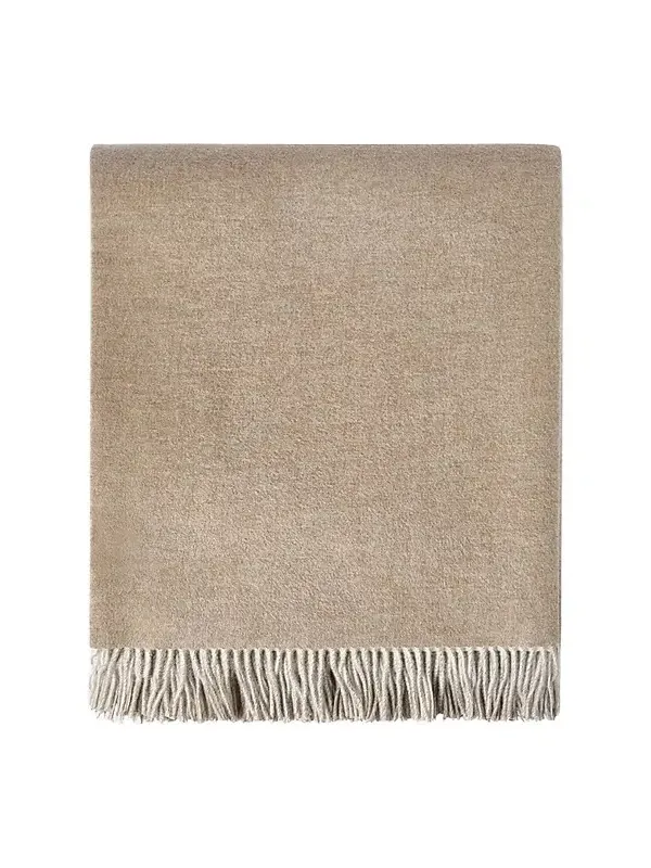 Brunello Cucinelli Two-Tone Cashmere Double Cloth Lightweight Throw