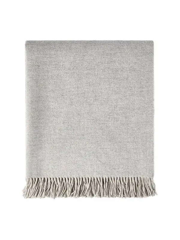 Brunello Cucinelli Two-Tone Cashmere Double Cloth Lightweight Throw