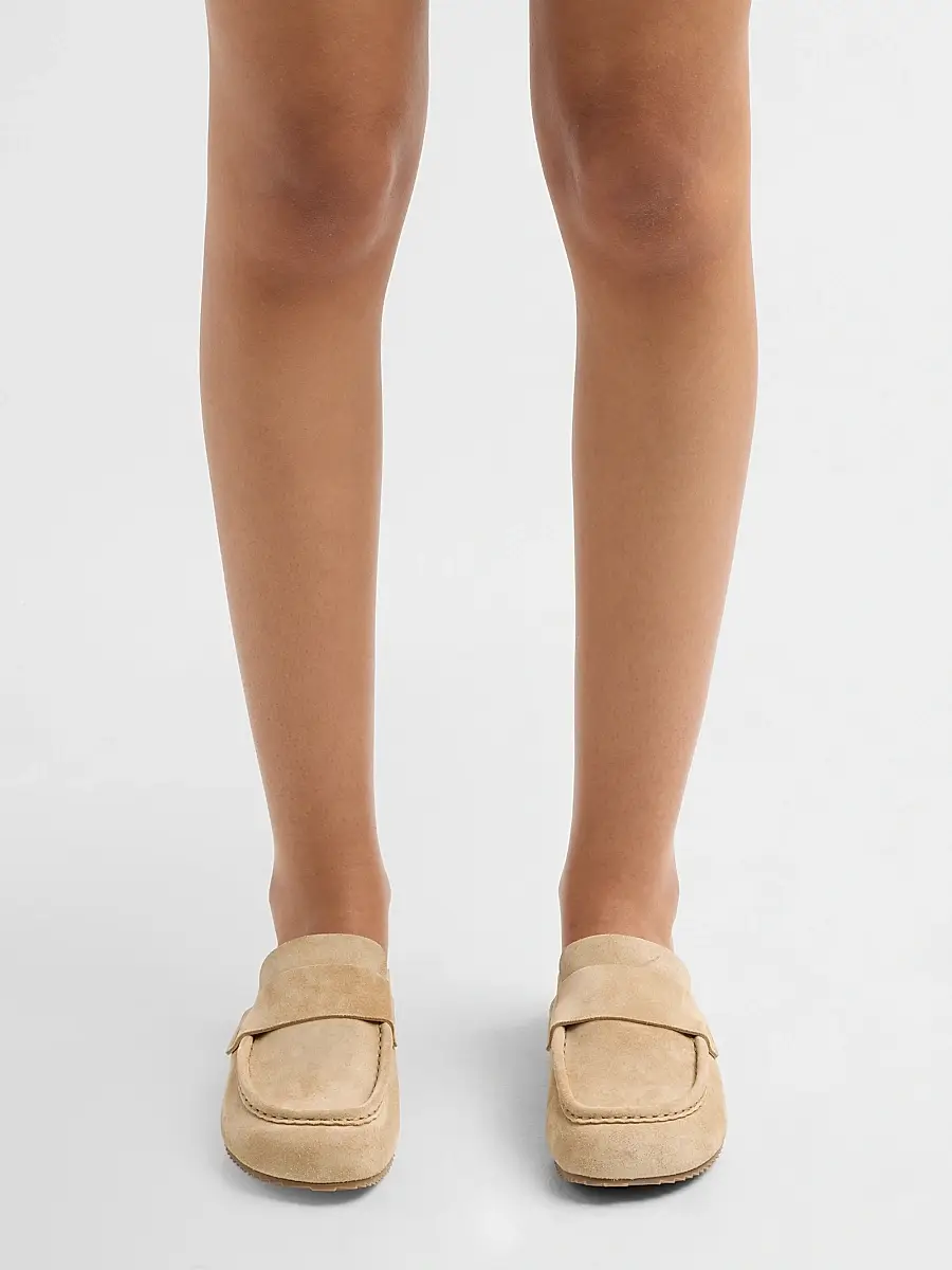 PEDRO GARCIA Women's Bilma Shearling-Lined Suede Mules | Thumbnail 2