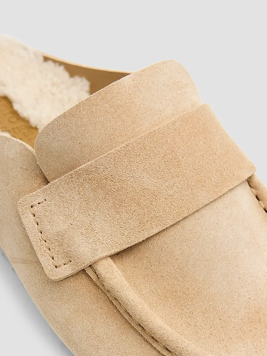 PEDRO GARCIA Women's Bilma Shearling-Lined Suede Mules | Thumbnail 5
