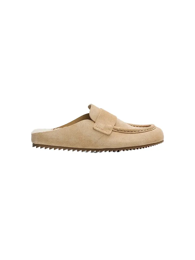 PEDRO GARCIA Women's Bilma Shearling-Lined Suede Mules | Image 1 PEDRO GARCIA Women's Bilma Shearling-Lined Suede Mules | Image 1