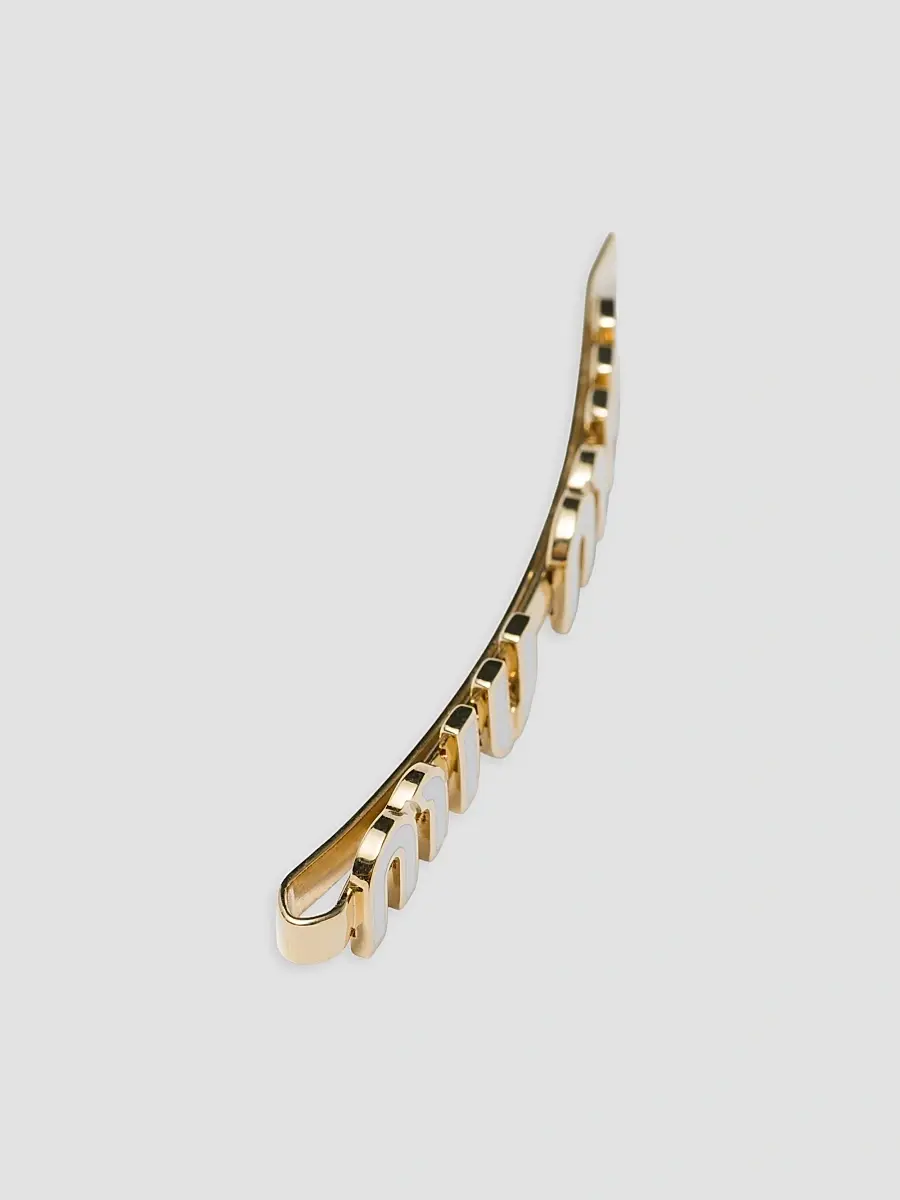Miu Miu Women's Enameled Metal Hair Clip | Thumbnail 4
