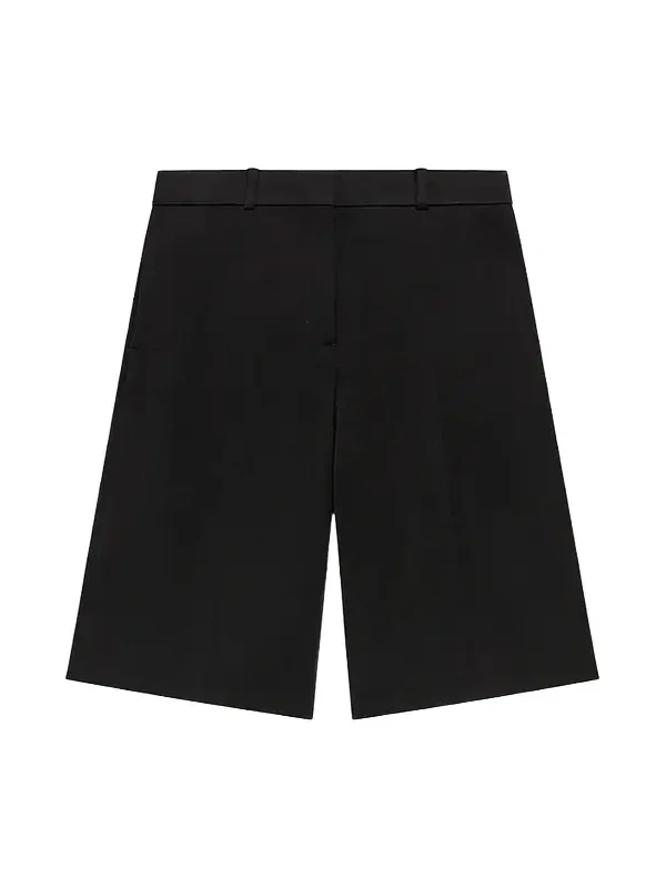 Another Tomorrow Women's Gingham Bermuda Pants