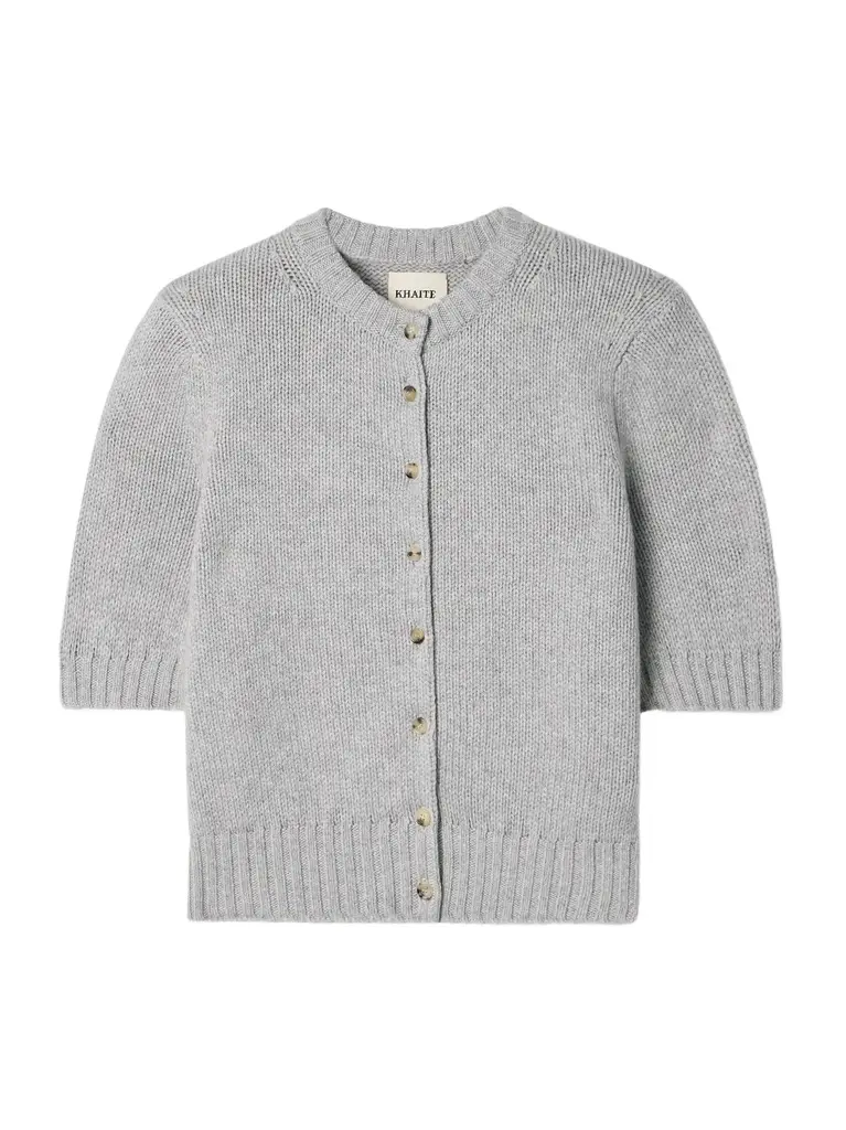 Khaite Nora cropped cashmere cardigan | Image 1 Khaite Nora cropped cashmere cardigan | Image 1