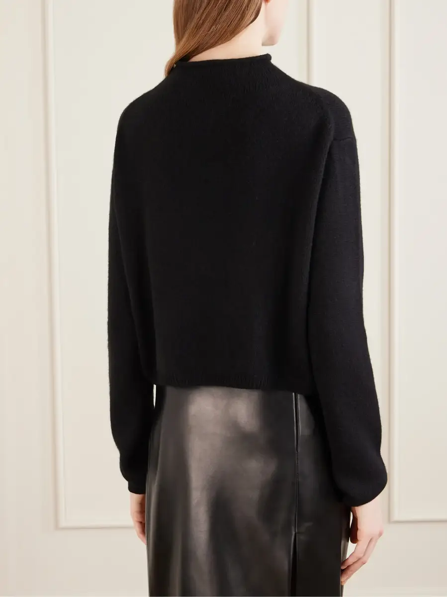 Khaite Annora wool and cashmere-blend turtleneck sweater | Thumbnail 3