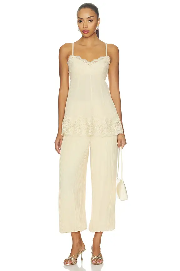 Zimmermann Pleated Lace Cami | Thumbnail 3 Zimmermann Pleated Lace Cami | Thumbnail 3