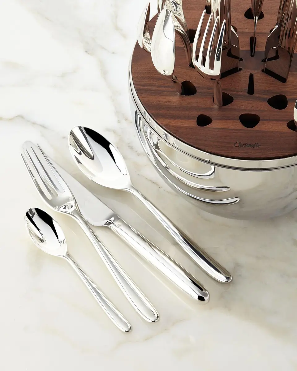 Christofle 24-Piece Mood Silver-Plated Flatware Service | Thumbnail 2 Christofle 24-Piece Mood Silver-Plated Flatware Service | Thumbnail 2