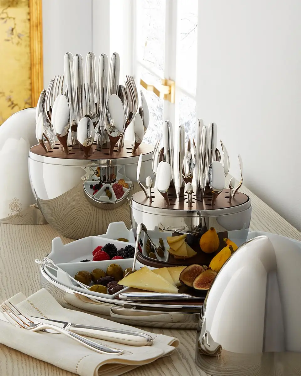 Christofle 24-Piece Mood Silver-Plated Flatware Service | Thumbnail 5 Christofle 24-Piece Mood Silver-Plated Flatware Service | Thumbnail 5