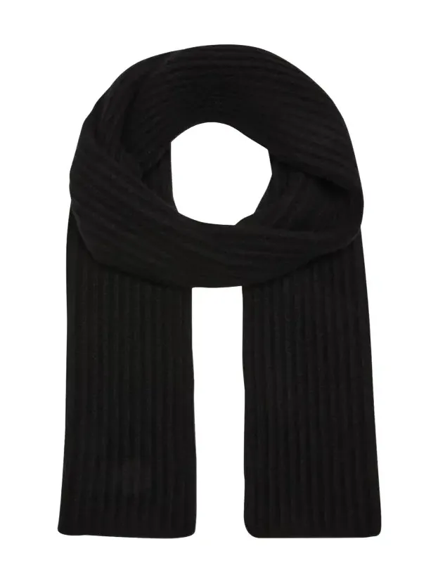 Bergdorf Goodman Ribbed Cashmere Scarf