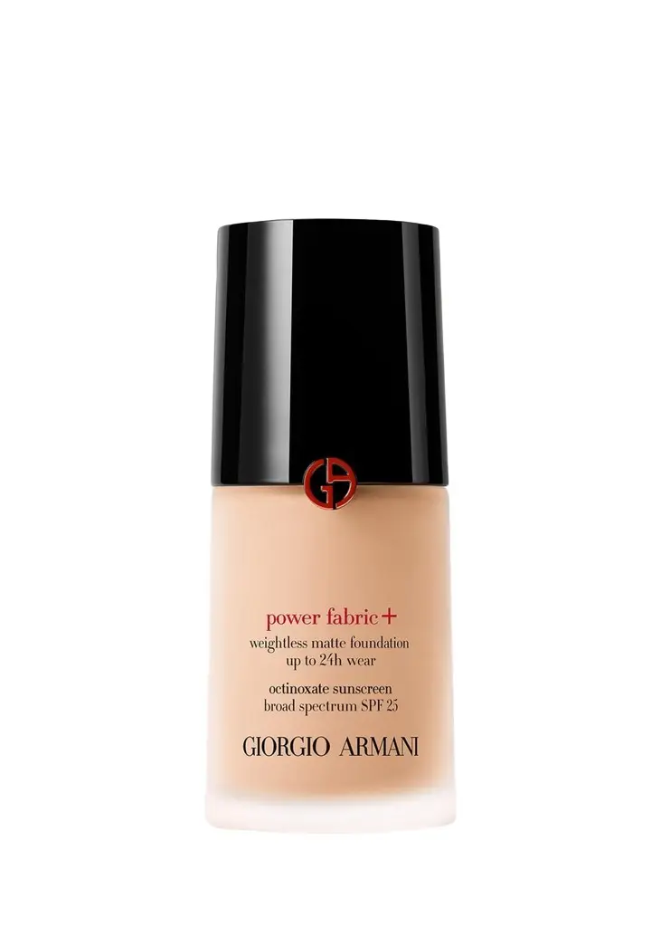 Armani Beauty Power Fabric+ Matte Foundation with Broad-Spectrum SPF 25 | Image 1 Armani Beauty Power Fabric+ Matte Foundation with Broad-Spectrum SPF 25 | Image 1