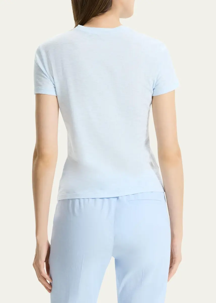 Theory Tiny Tee 2 Nebulous Organic Cotton Top | Thumbnail 11 Theory Tiny Tee 2 Nebulous Organic Cotton Top | Thumbnail 11