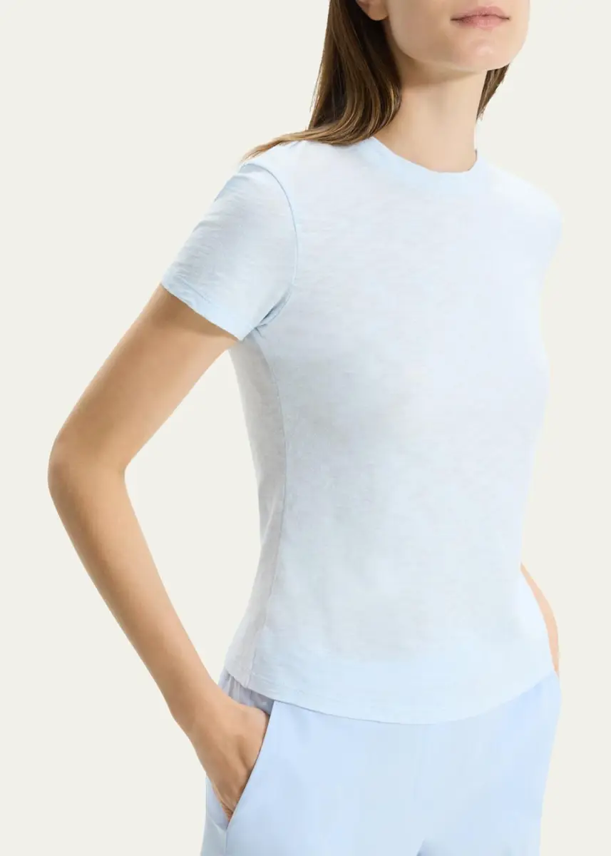 Theory Tiny Tee 2 Nebulous Organic Cotton Top | Thumbnail 13 Theory Tiny Tee 2 Nebulous Organic Cotton Top | Thumbnail 13