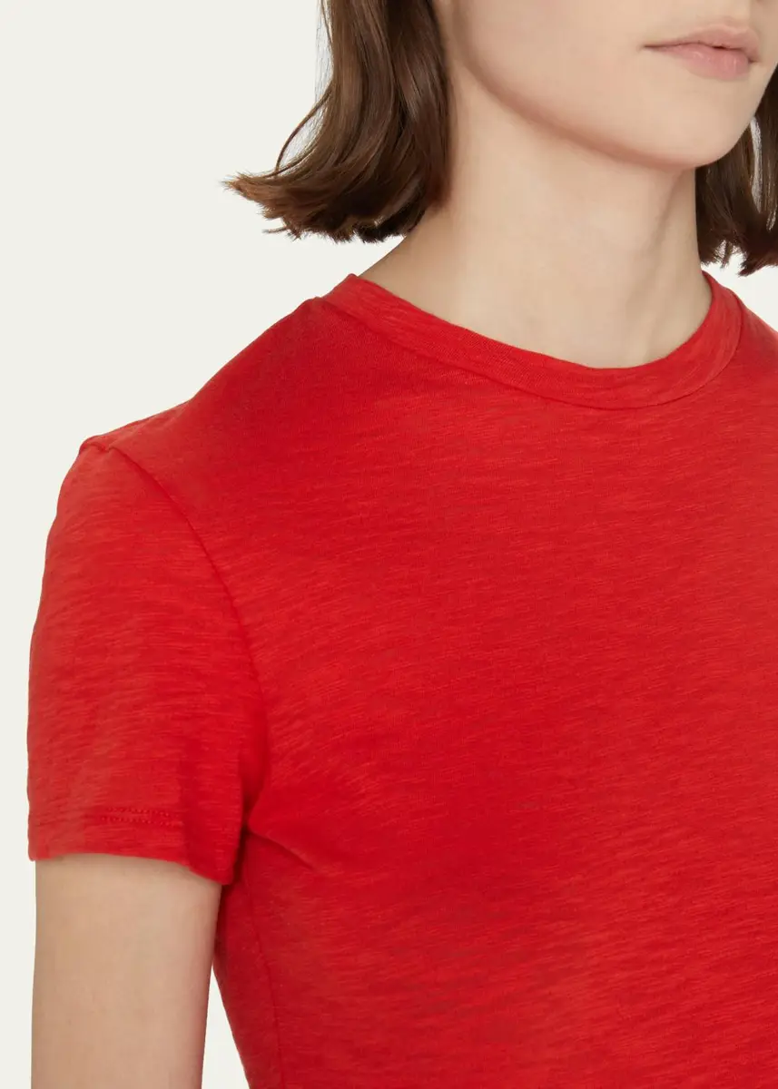 Theory Tiny Tee 2 Nebulous Organic Cotton Top | Thumbnail 16 Theory Tiny Tee 2 Nebulous Organic Cotton Top | Thumbnail 16