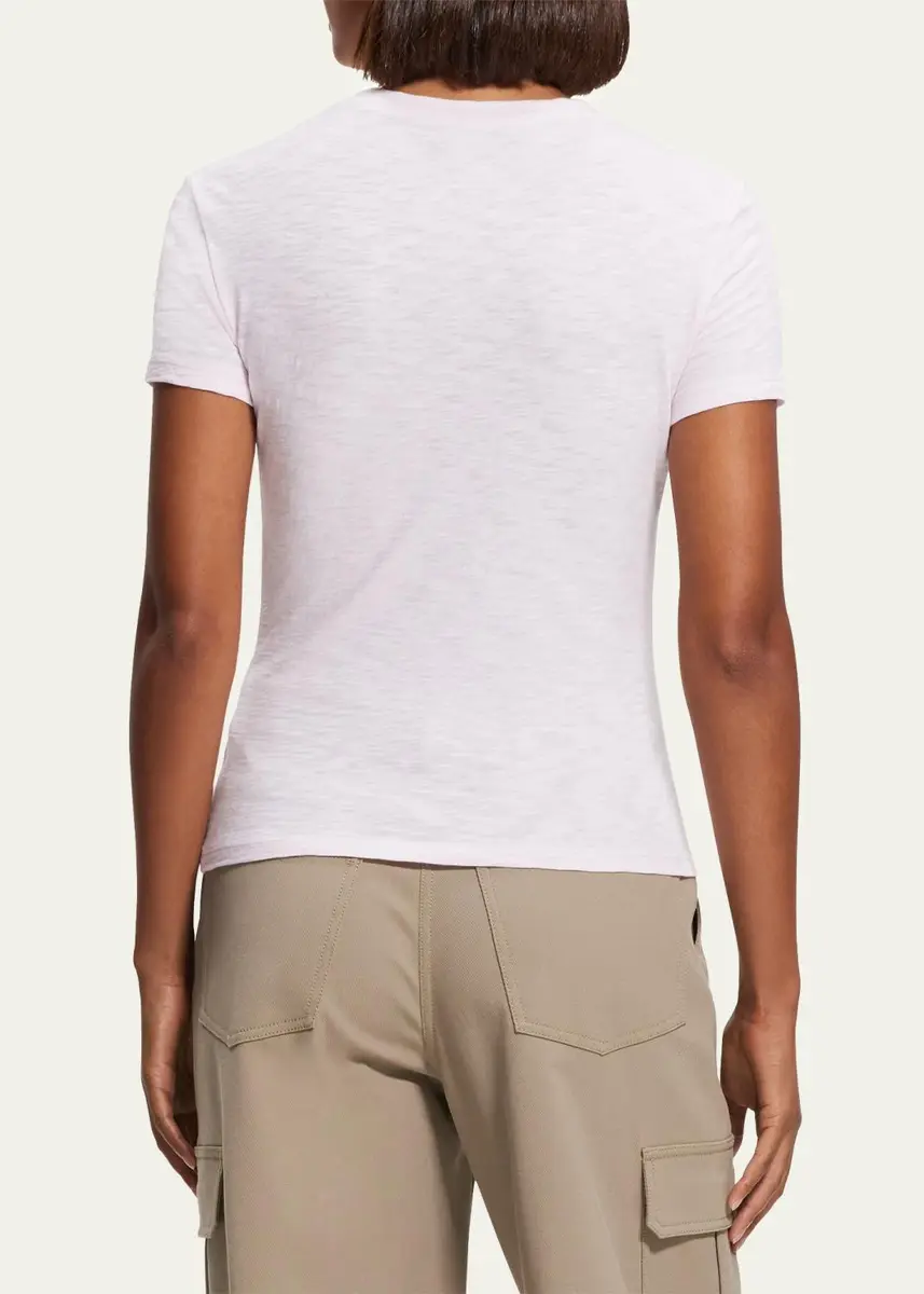 Theory Tiny Tee 2 Nebulous Organic Cotton Top | Thumbnail 18 Theory Tiny Tee 2 Nebulous Organic Cotton Top | Thumbnail 18