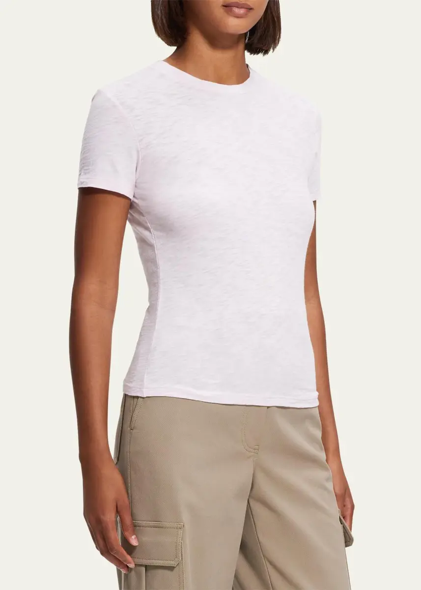 Theory Tiny Tee 2 Nebulous Organic Cotton Top | Thumbnail 19 Theory Tiny Tee 2 Nebulous Organic Cotton Top | Thumbnail 19