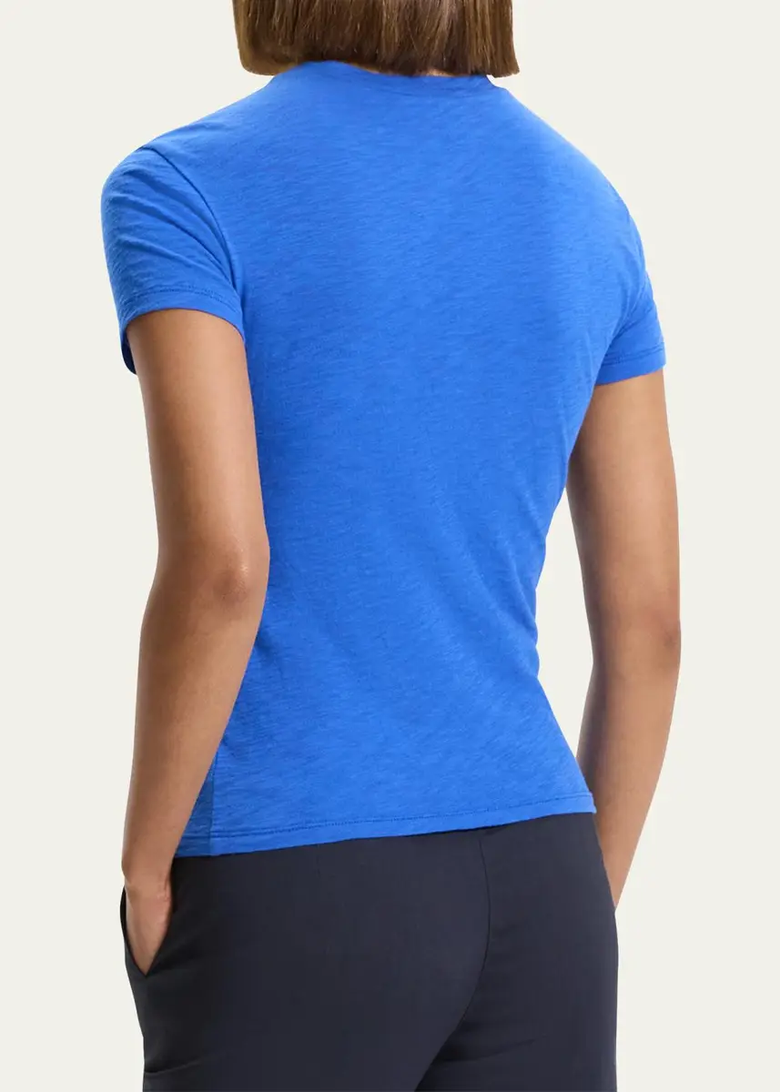 Theory Tiny Tee 2 Nebulous Organic Cotton Top | Thumbnail 7 Theory Tiny Tee 2 Nebulous Organic Cotton Top | Thumbnail 7