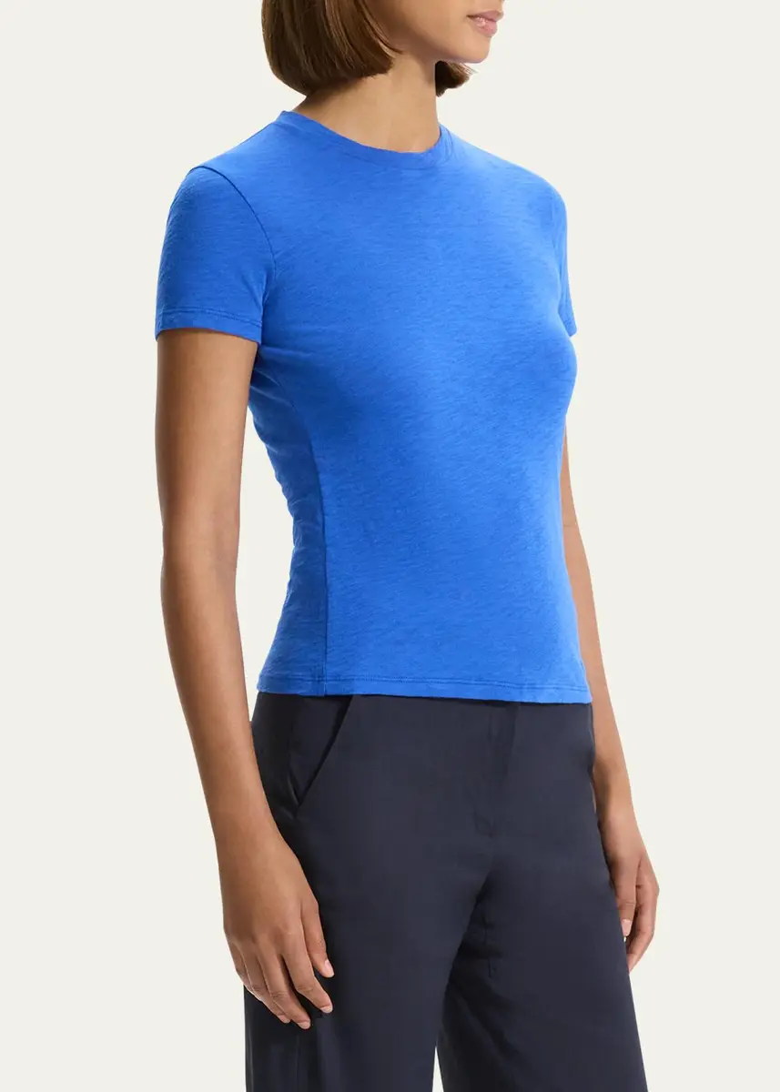 Theory Tiny Tee 2 Nebulous Organic Cotton Top | Thumbnail 8 Theory Tiny Tee 2 Nebulous Organic Cotton Top | Thumbnail 8