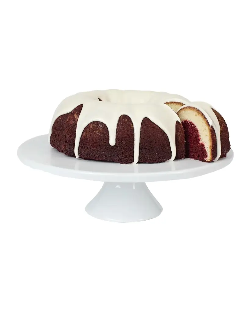 PM Delights Red/White Velvet Bundt Cake