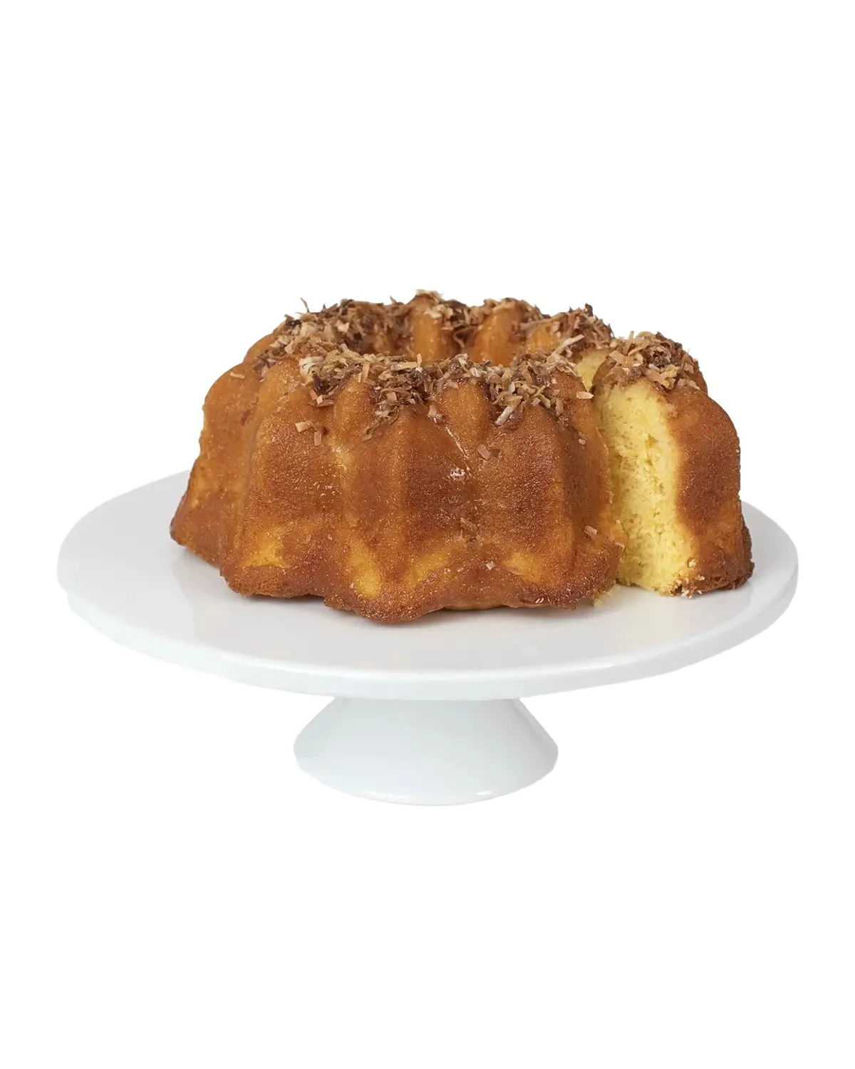 PM Delights Pina Colada Bundt Cake