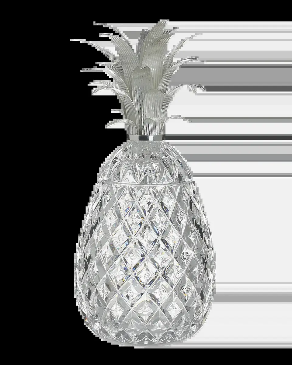William Yeoward Crystal Isadora 11" Silver Pineapple Centerpiece | Thumbnail 2 William Yeoward Crystal Isadora 11" Silver Pineapple Centerpiece | Thumbnail 2