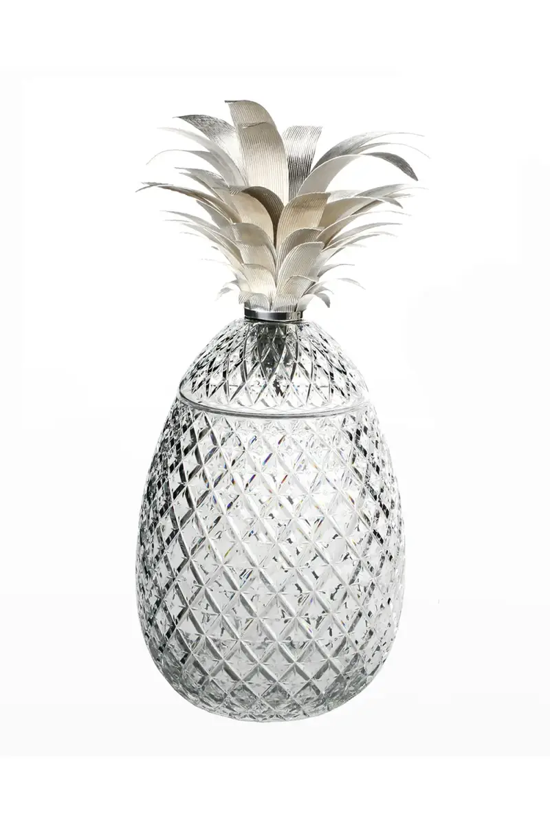 William Yeoward Crystal Isadora 26" Silver Pineapple Centerpiece | Thumbnail 2 William Yeoward Crystal Isadora 26" Silver Pineapple Centerpiece | Thumbnail 2