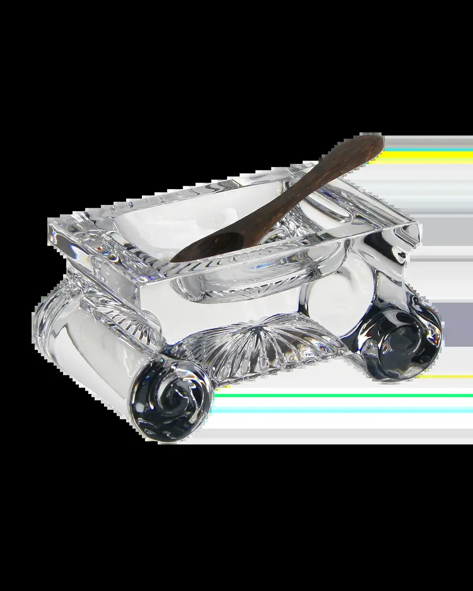 William Yeoward Crystal June Salt Dish with Spoon | Thumbnail 2 William Yeoward Crystal June Salt Dish with Spoon | Thumbnail 2