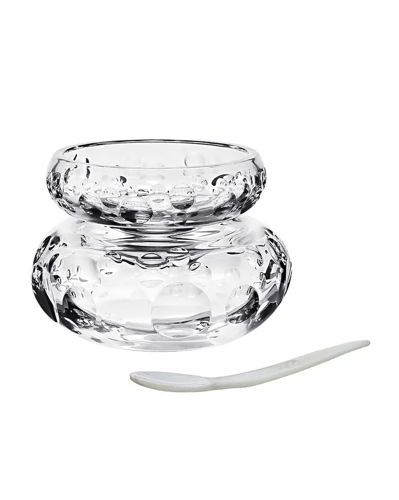 William Yeoward Crystal Caprice Caviar Server For 2 With Spoon | Image 1 William Yeoward Crystal Caprice Caviar Server For 2 With Spoon | Image 1